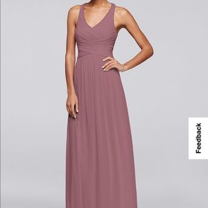 David’s Bridal Bridesmaid Dress in Quartz